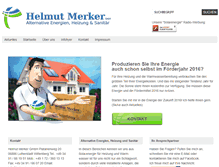 Tablet Screenshot of helmutmerker.de